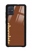 Samsung A51 Choclate Tasarımlı Glossy Telefon Kılıfı