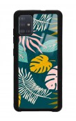 Samsung A51 Color Leaf Tasarımlı Glossy Telefon Kılıfı