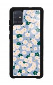 Samsung A51 Daisy Pattern Tasarımlı Glossy Telefon Kılıfı