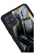 Samsung A51 Dark Spider Tasarımlı Glossy Telefon Kılıfı
