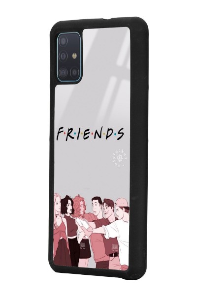 Samsung A51 Doodle Friends Tasarımlı Glossy Telefon Kılıfı