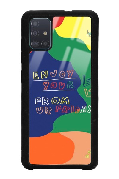 Samsung A51 From Friday Tasarımlı Glossy Telefon Kılıfı
