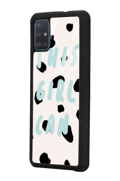 Samsung A51 Girl Can Tasarımlı Glossy Telefon Kılıfı