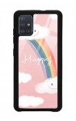 Samsung A51 Happy Cloude Tasarımlı Glossy Telefon Kılıfı