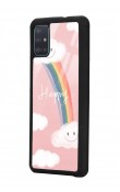 Samsung A51 Happy Cloude Tasarımlı Glossy Telefon Kılıfı