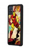 Samsung A51 Iron Man Demir Adam Tasarımlı Glossy Telefon Kılıfı
