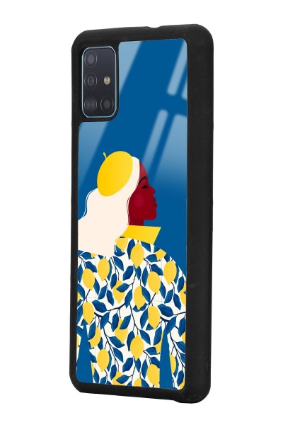 Samsung A51 Lemon Woman Tasarımlı Glossy Telefon Kılıfı