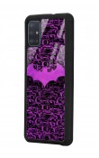 Samsung A51 Lila Batman Tasarımlı Glossy Telefon Kılıfı