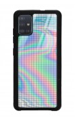 Samsung A51 Neon Dama Tasarımlı Glossy Telefon Kılıfı