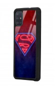 Samsung A51 Neon Superman Tasarımlı Glossy Telefon Kılıfı