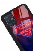 Samsung A51 Neon Superman Tasarımlı Glossy Telefon Kılıfı