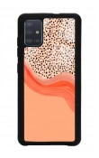 Samsung A51 Nude Benekli Tasarımlı Glossy Telefon Kılıfı