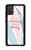 Samsung A51 Start Doing Tasarımlı Glossy Telefon Kılıfı