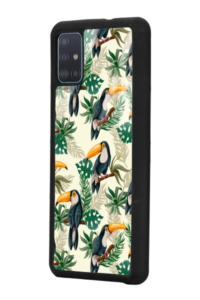 Samsung A51 Tukan Kuşu Tasarımlı Glossy Telefon Kılıfı