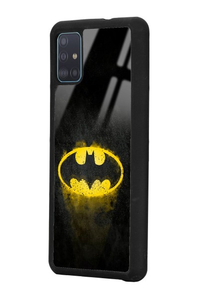 Samsung A51 Yellow Batman Tasarımlı Glossy Telefon Kılıfı