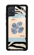 Samsung A51 Zebra Emoji Tasarımlı Glossy Telefon Kılıfı