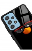 Samsung A52 Black Angry Birds Tasarımlı Glossy Telefon Kılıfı