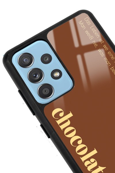 Samsung A52 Choclate Tasarımlı Glossy Telefon Kılıfı