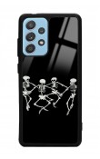 Samsung A52 Dancer Skeleton Tasarımlı Glossy Telefon Kılıfı