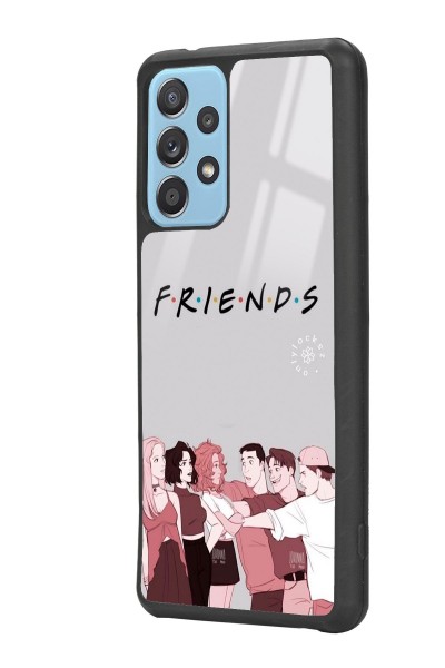 Samsung A52 Doodle Friends Tasarımlı Glossy Telefon Kılıfı
