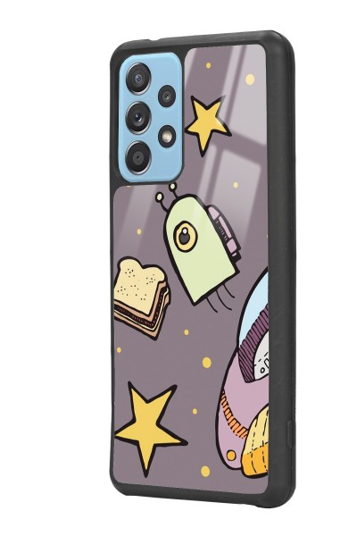 Samsung A52 Doodle Jump Tasarımlı Glossy Telefon Kılıfı