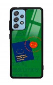 Samsung A52 Happy Green Tasarımlı Glossy Telefon Kılıfı