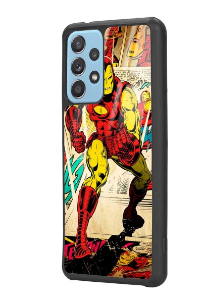 Samsung A52 Iron Man Demir Adam Tasarımlı Glossy Telefon Kılıfı