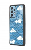 Samsung A52 Sea Cloud Tasarımlı Glossy Telefon Kılıfı