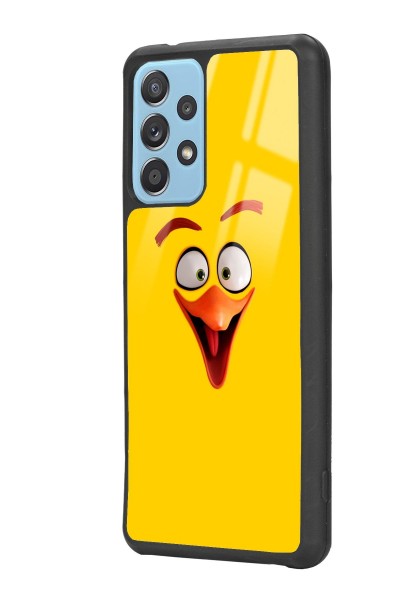 Samsung A52 Yellow Angry Birds Tasarımlı Glossy Telefon Kılıfı