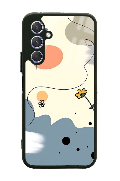Samsung A54 Nude Papatya Tasarımlı Glossy Telefon Kılıfı