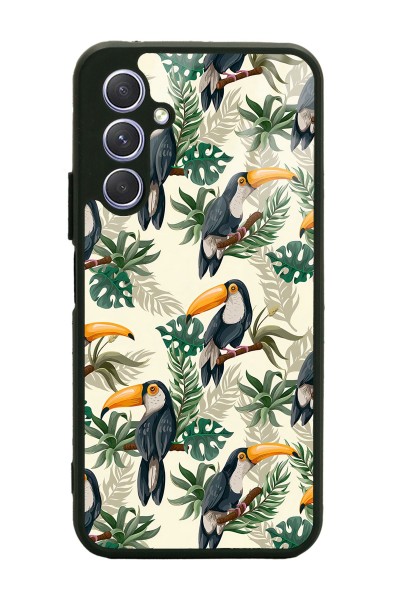 Samsung A54 Tukan Kuşu Tasarımlı Glossy Telefon Kılıfı