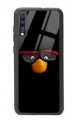 Samsung A70 Black Angry Birds Tasarımlı Glossy Telefon Kılıfı