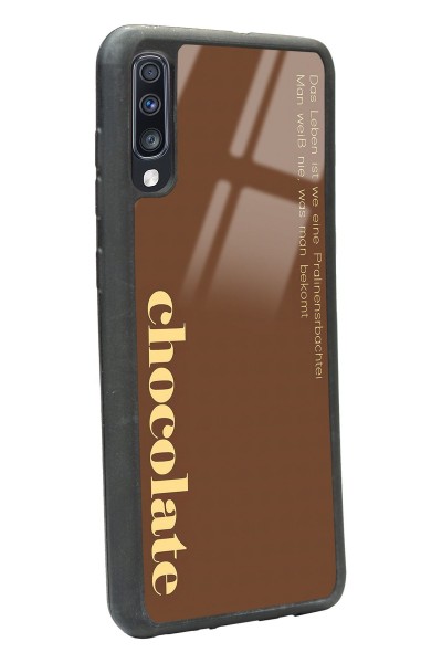 Samsung A70 Choclate Tasarımlı Glossy Telefon Kılıfı