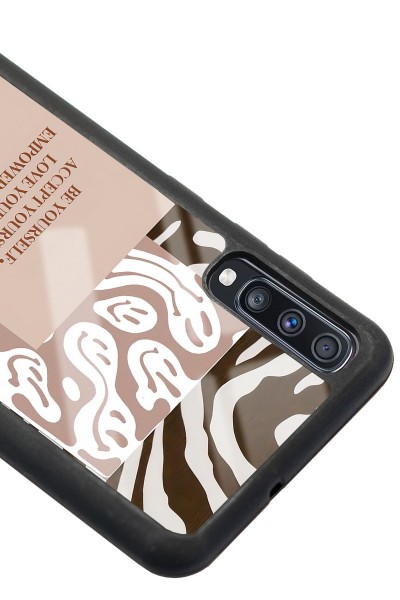 Samsung A70 Emoji Zebra Tasarımlı Glossy Telefon Kılıfı