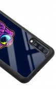 Samsung A70 Neon Astronot Tasarımlı Glossy Telefon Kılıfı