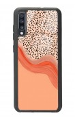 Samsung A70 Nude Benekli Tasarımlı Glossy Telefon Kılıfı