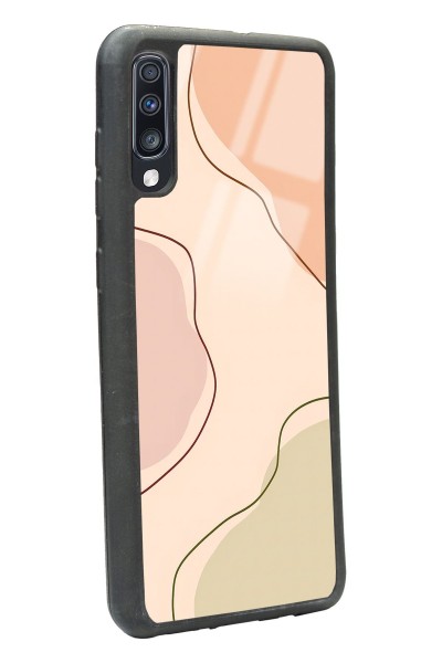 Samsung A70 Nude Colors Tasarımlı Glossy Telefon Kılıfı