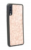 Samsung A70 Pink Dog Tasarımlı Glossy Telefon Kılıfı
