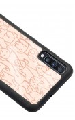 Samsung A70 Pink Dog Tasarımlı Glossy Telefon Kılıfı