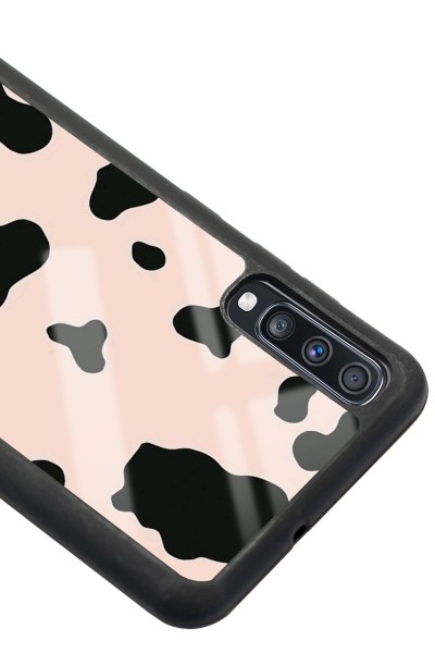 Samsung A70 Pink Milky Tasarımlı Glossy Telefon Kılıfı