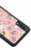 Samsung A70 Pinky Flowers Tasarımlı Glossy Telefon Kılıfı