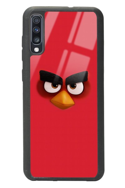 Samsung A70 Red Angry Birds Tasarımlı Glossy Telefon Kılıfı