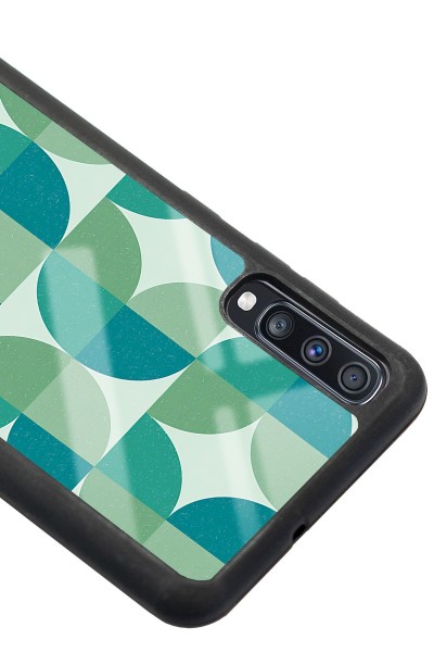 Samsung A70 Retro Green Duvar Kağıdı Tasarımlı Glossy Telefon Kılıfı