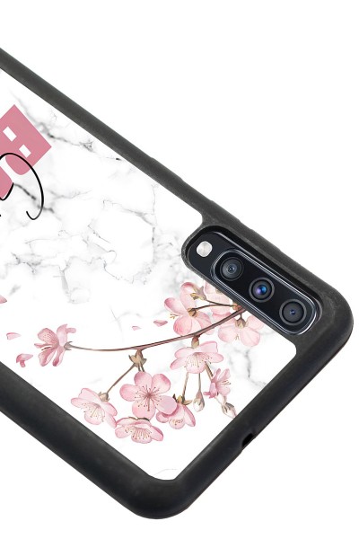 Samsung A70 Sakura Girl Boss Tasarımlı Glossy Telefon Kılıfı