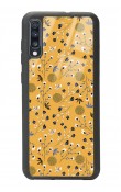 Samsung A70 Sarı Bindanlı Tasarımlı Glossy Telefon Kılıfı
