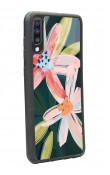 Samsung A70 Suluboya Çiçek Tasarımlı Glossy Telefon Kılıfı