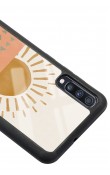 Samsung A70 Suluboya Güneş Tasarımlı Glossy Telefon Kılıfı