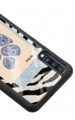 Samsung A70 Zebra Emoji Tasarımlı Glossy Telefon Kılıfı