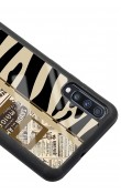 Samsung A70 Zebra Gazete Tasarımlı Glossy Telefon Kılıfı