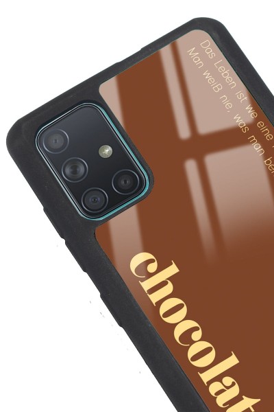 Samsung A71 Choclate Tasarımlı Glossy Telefon Kılıfı